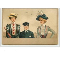 n°9099 - Deux jeunes femmes...