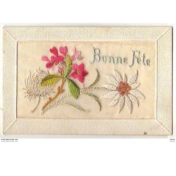 n°9207 - Carte Brodée -...