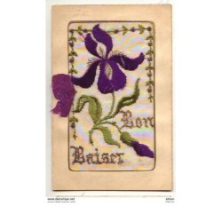 n°9208 - Carte Brodée - Bon...