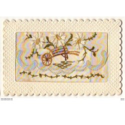 n°9255 - Carte Brodée avec...
