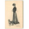 n°9279 - Carte Illustrateur - MM Vienne n°377 - Femme élégante et chien - Clarence Underwood