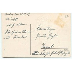 n°9282 - Carte Fantaisie Gaufrée - Gesegnetes Neues Jahr - Enfants avec un sac de pièces