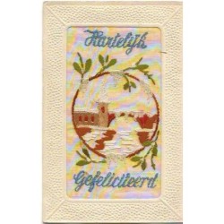 n°9302 - Carte Brodée -...