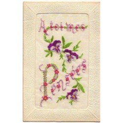 n°9305 - Carte Brodée - A...