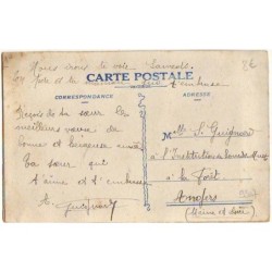 n°9307 - Carte Brodée avec Pochette - Brouette remplie de fleurs