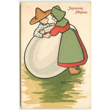 n°9325 - MM Vienne  M Munk - n°146 - Joyeuses Pâques - Couple
