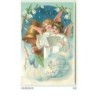n°9341 - Carte Fantaisie - Herzlichen Glückmunsch zum neuen Jahre - Anges chantant