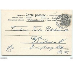 n°9341 - Carte Fantaisie - Herzlichen Glückmunsch zum neuen Jahre - Anges chantant