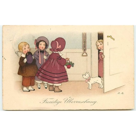 n°9366 - Carte Illustrateur - Fritz Baumgarten - Meissner serie 2631 - Freudige Uberraschung