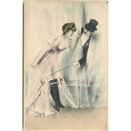 n°9378 - Carte Illustrateur - MM Vienne n°68 - Femme légèrement vêtue et homme