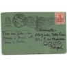 n°9387 - Carte Fantaisie Peinte à la main - Fröhliche Weihnachten - Femme