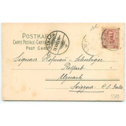 n°9389 - Carte Fantaisie - Meissner serie 1205 - Enfants regardant des cadeaux
