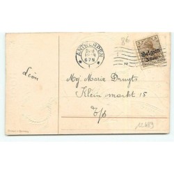 n°12489 - Carte Fantaisie - Hoop - Fillette devant une Ancre