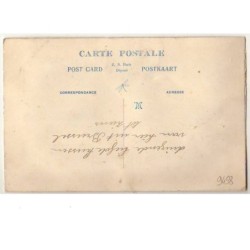 n°9458 - Carte Brodée avec rabat - Fleur Rouge