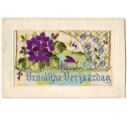 n°9459 - Carte Brodée avec...
