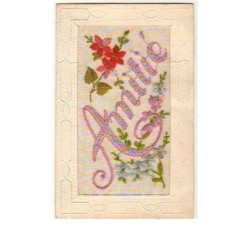 n°9509 - Carte Brodée -...