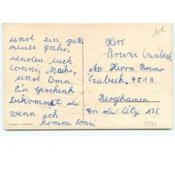 n°9540 - Carte Fantaisie Gaufrée - Fröhliche Weihnachten - Nativité - Ange