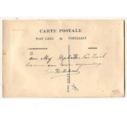 n°9552 - Carte Brodée avec rabat - Bonne Fête - Fleurs rouges