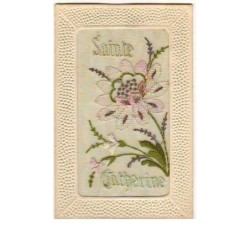 n°9555 - Carte Brodée -...