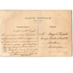 n°9559 - Carte Brodée avec rabat - Rose