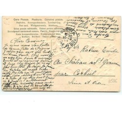 n°9586 - Carte Fantaisie Gaufrée - Joyeuses Pâques - Nains, lutins et Lapin