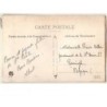 n°9603 - Carte Brodée - Sainte Cécile - Paysage Hivernal - Pensées