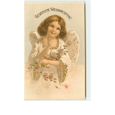 n°9639 - Carte Fantaisie - Gesegnete Weihnachten - Ange