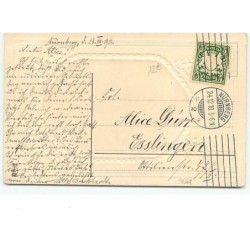 n°9641 - Carte Fantaisie Gaufrée - Fröhliche  Weihnachten - Angelots devant une fenêtre