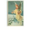 n°9692 - Carte Fantaisie Gaufrée - Joyeux Noël - Ange Gardien