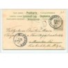 n°970 - Carte Gaufrée - Ein frohes Osterfest - Angelots sortant de fleurs