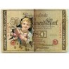 n°9700 - Carte Fantaisie - Billet Allemand, pièces