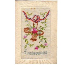 n°9705 - Carte Brodée -...