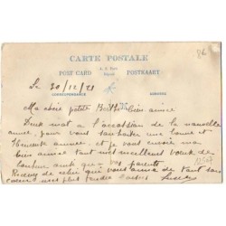 n°12507 - Carte Brodée - Bonne Année - Fleurs