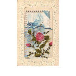 n°9709 - Carte Brodée -...
