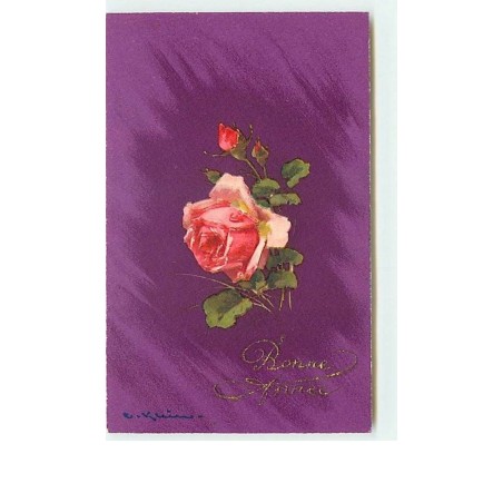 n°9716 - C. Klein - Bonne Année - Rose