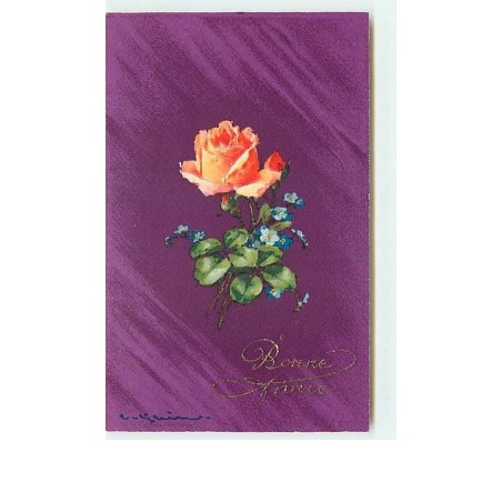 n°9718 - C. Klein - Bonne Année - Rose