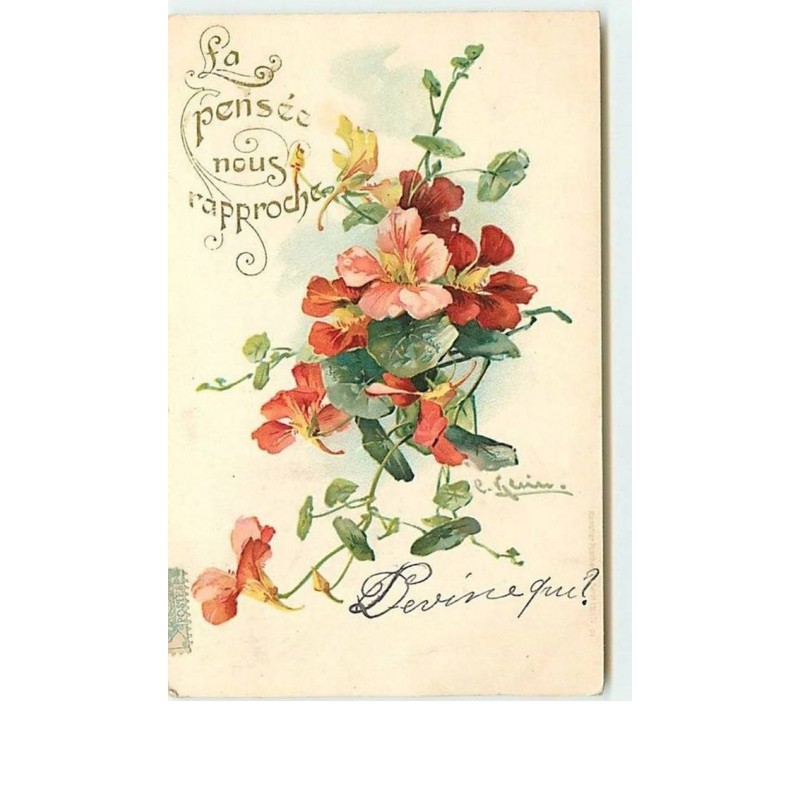 n°9719 - C. Klein - La pensée nous rapproche - Fleurs