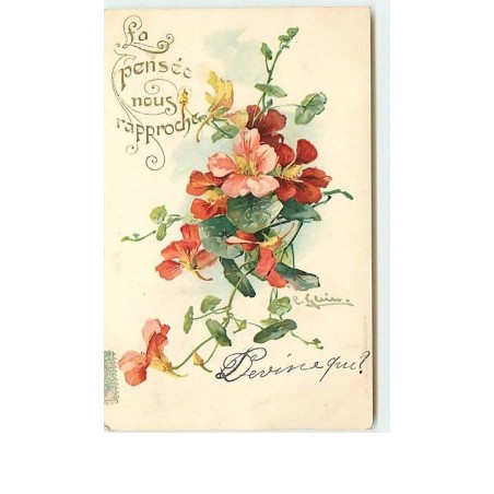 n°9719 - C. Klein - La pensée nous rapproche - Fleurs