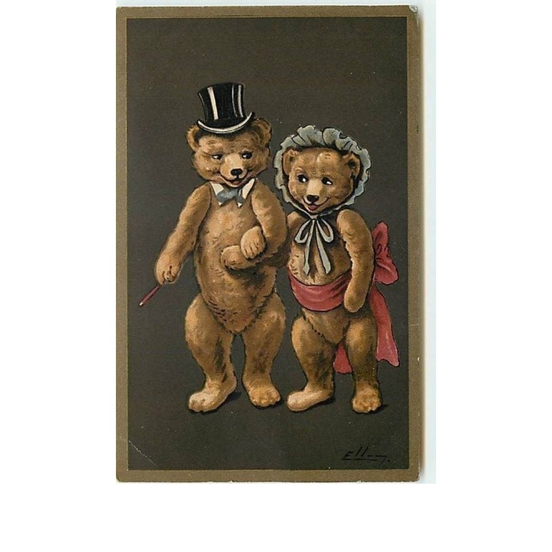 n°9721 - Ellam - Couple d'ours bruns