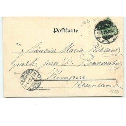 n°9733 - Fröhliche Ostern - Enfants jouant de la musique assis sur un oeuf