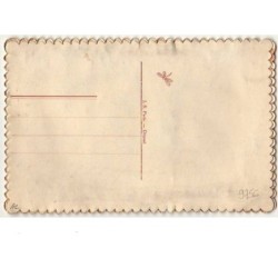 n°9756 - Carte Brodée - Vergeet my Niet - Panier de Fleurs