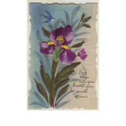 n°9759 - Carte Brodée -...