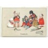 n°12512 - MM Vienne n°992 - P. Ebner - Kampfpaufe - Enfants jouant à la guerre goûtant