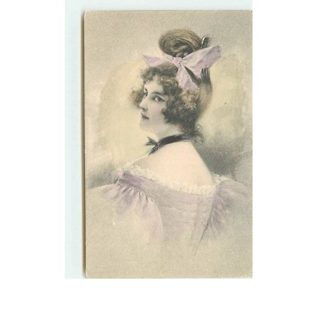 n°12513 - MM Vienne - Profil d'une jeune femme