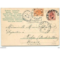 n°10238 - Carte Gaufrée - Anges Gardiens