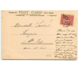 n°9798 - Carte Fantaisie - Bonne Année - Bébé lançant des Roses