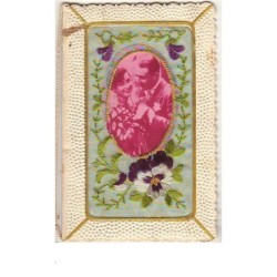 n°9802 - Carte Brodée -...