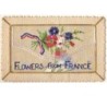 n°9803 - Carte Brodée - Flowers from France