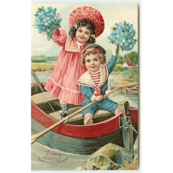 n°12515 - Carte Gaufrée -...