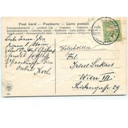 n°9835 - Carte Fantaisie Gaufrée - Boldog Husveli ünnepaket - Bébé allongé + poussins
